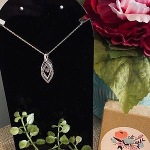 Sterling Silver/CZ Necklace